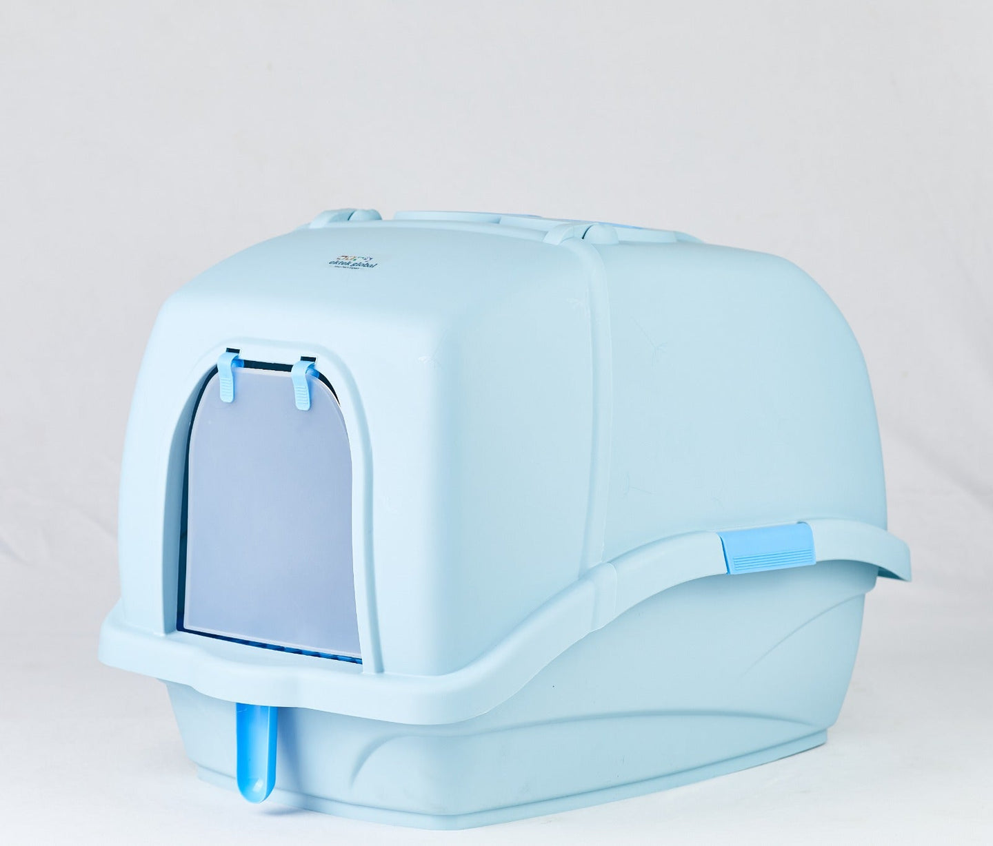 ENCLOSED CAT LITTER BOX-Blue